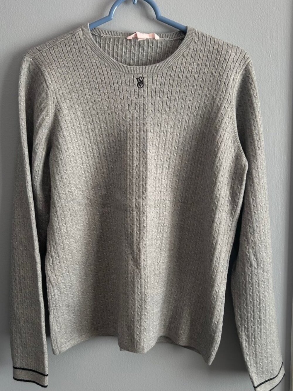 Victoria's Secret Luxe Cable-Knit Crewneck